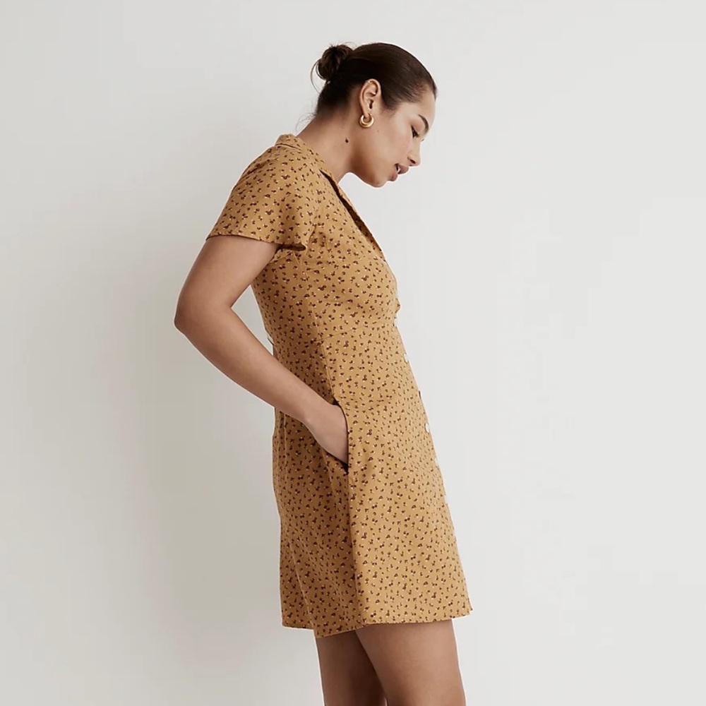 Madewell Kacie Mini Shirtdress in Bitsy Bouquet Size 2